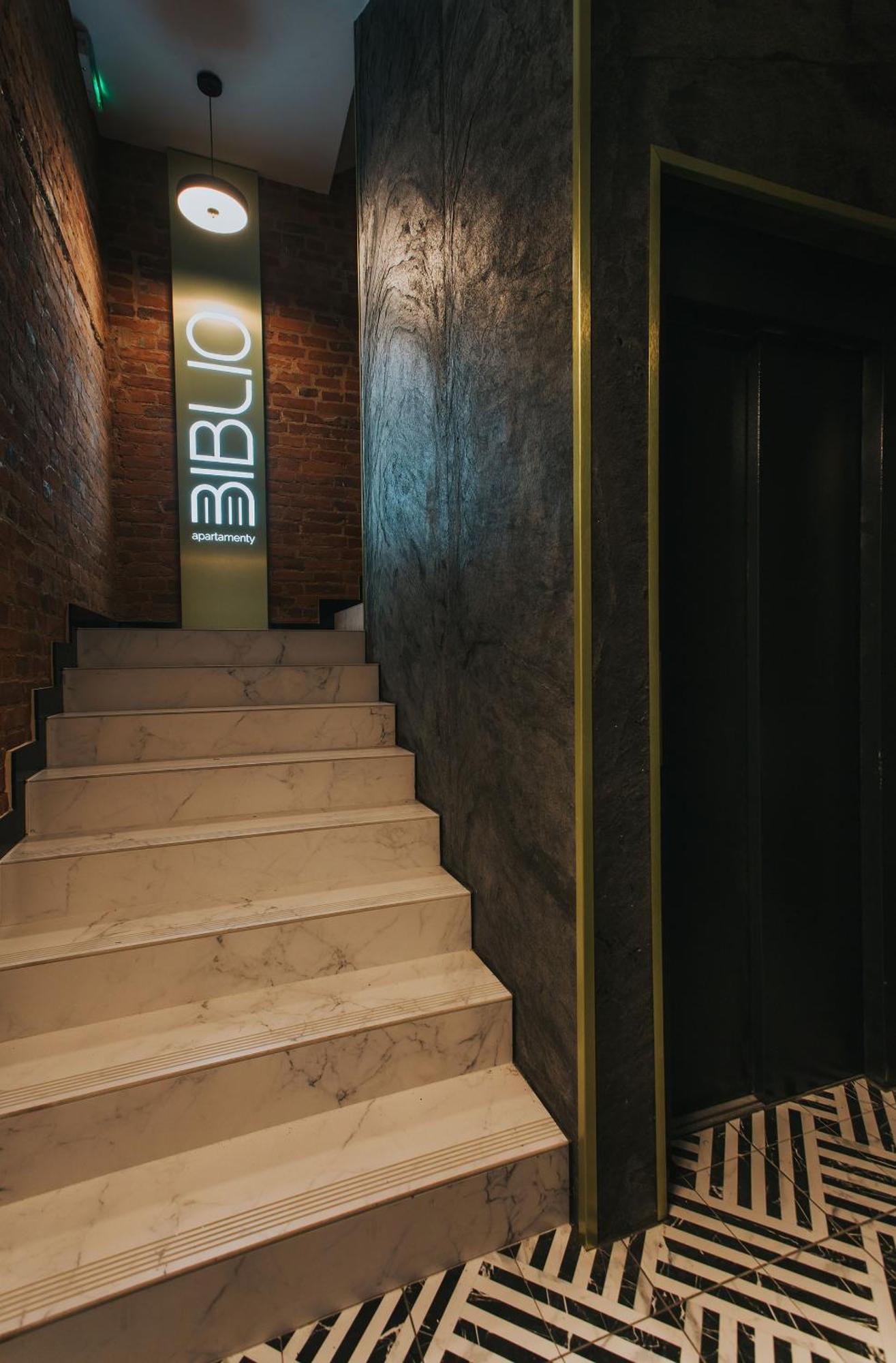 Apartamenty Biblio Łódź Esterno foto